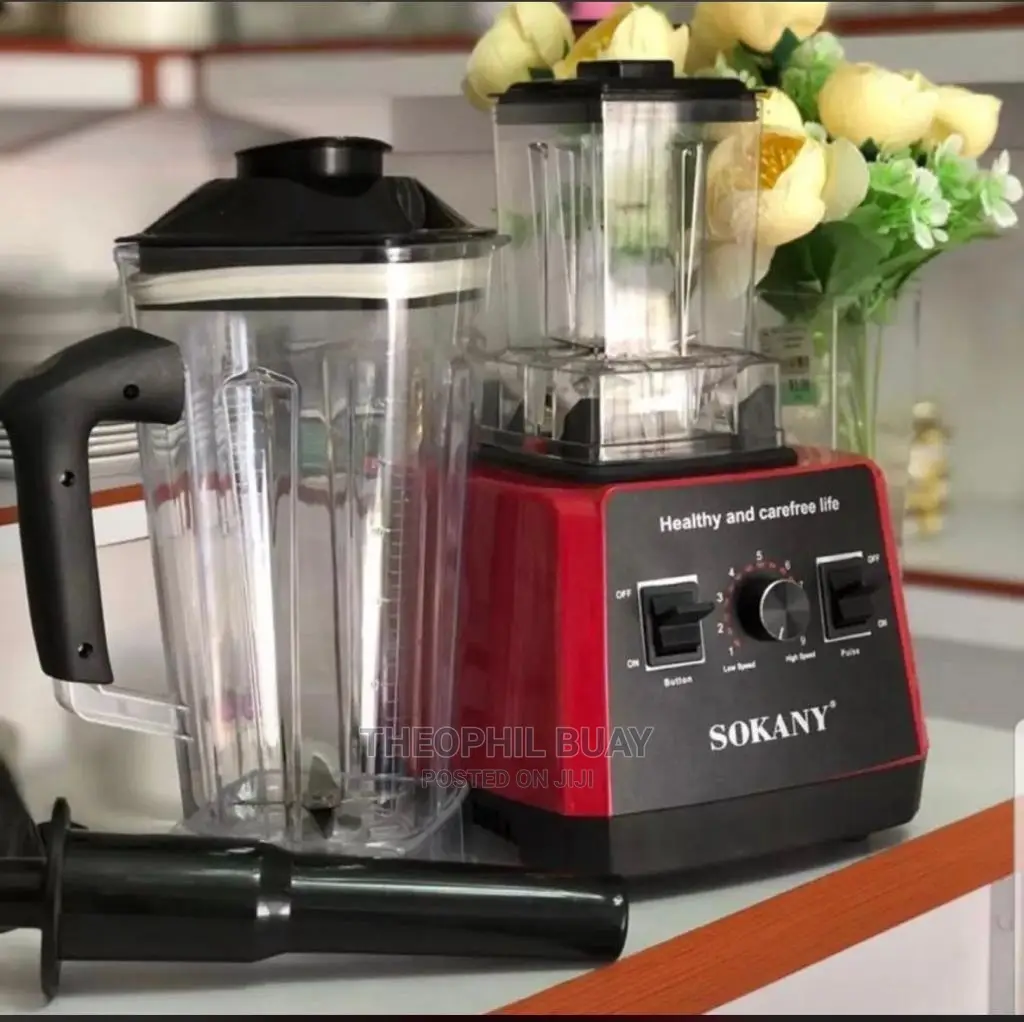 Heavy Duty Sokany Blender With Two Jugs