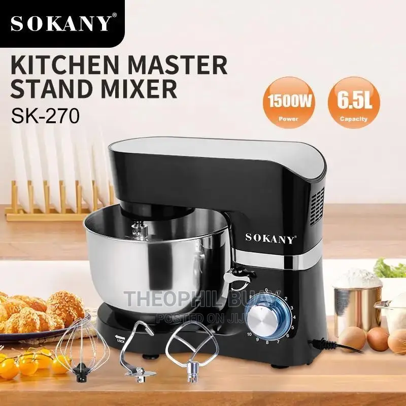 Kitchen Master Stand Mixer 6.5L With 1500W