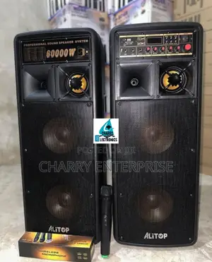 Alitop Speaker 
60000W Enjoy the Best SOUND