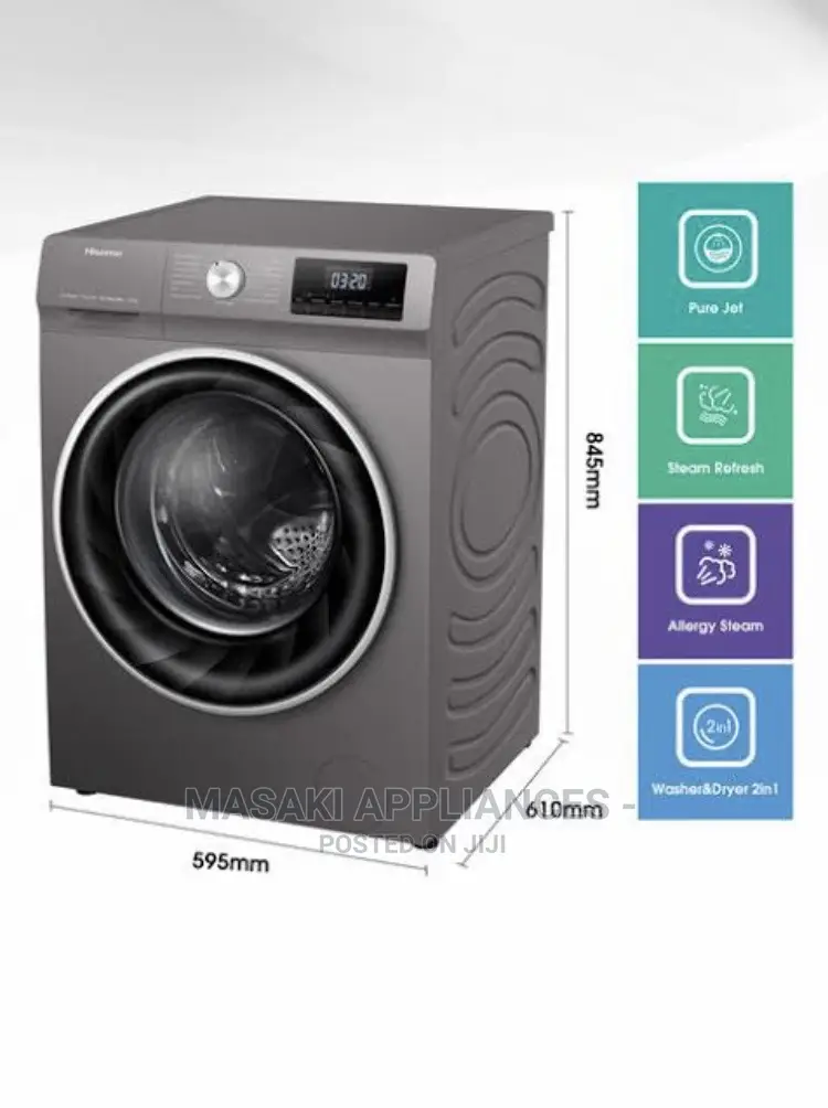 Hisense Inverter Wd3q1043bt 10/6kg Washer Dryer Machine