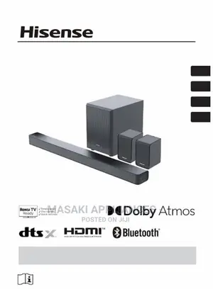 Hisense AX5100G Soundbar 5.1ch 340W Dobly Wireless Subwoofer