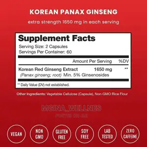 Korean Panax Ginseng