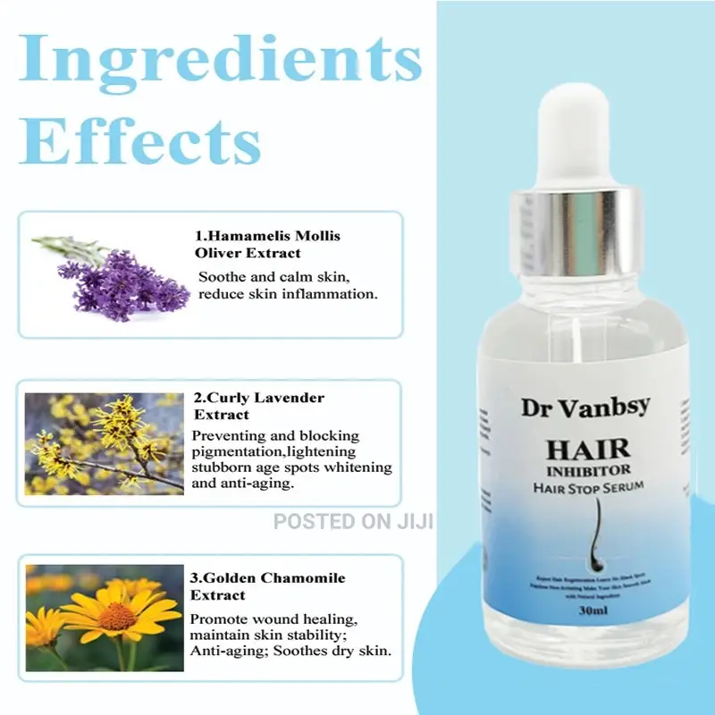 STOP HAIR SERUM,(Dawa Ya Kuondoa Ndevu Vinyweleo Milele )