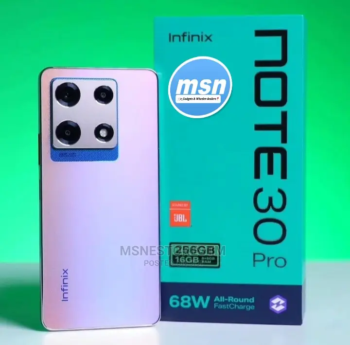 New Infinix Note 30 Pro 256 GB Silver
