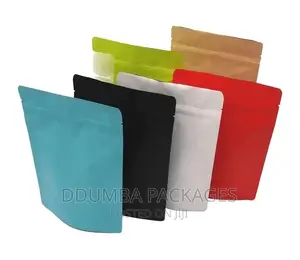 250 Grams Gold,Brown and White Zipper Bags
