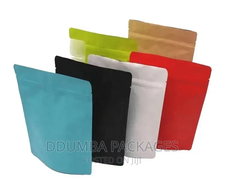 250 Grams Gold,Brown and White Zipper Bags