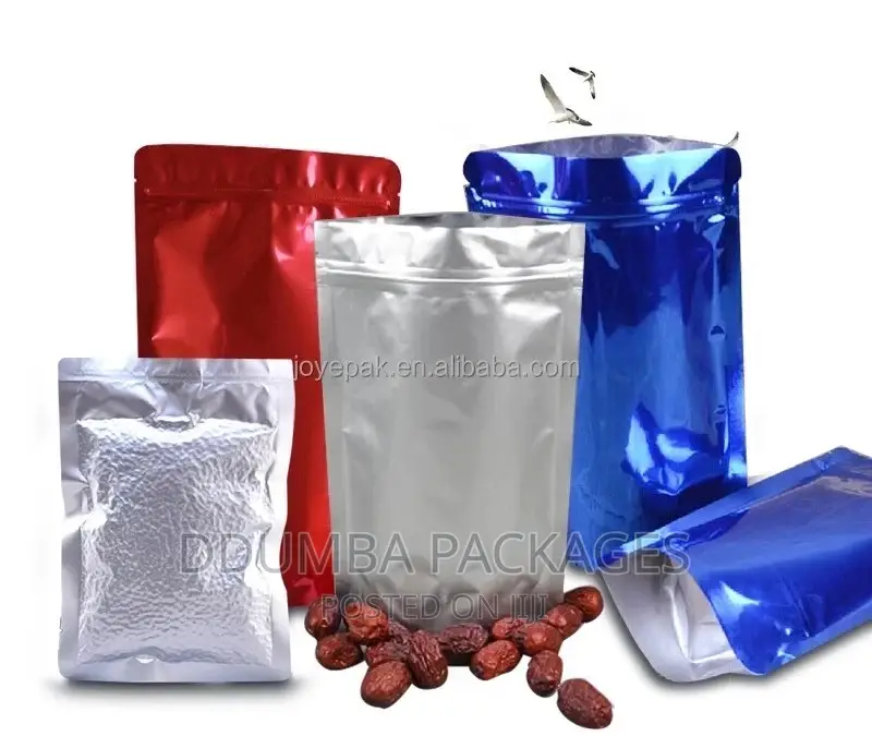100 Gram Brown and White Zipper Bags Per 100pcs