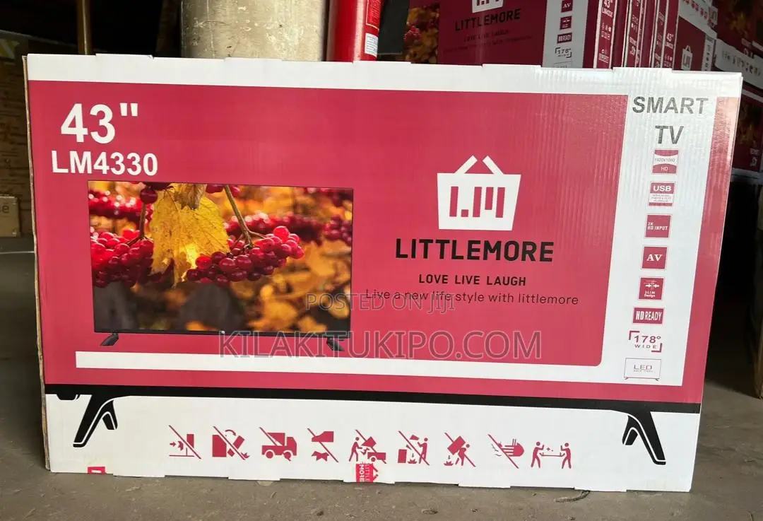 Flameless Smart LED TV Inch 43 Brand New 2023*