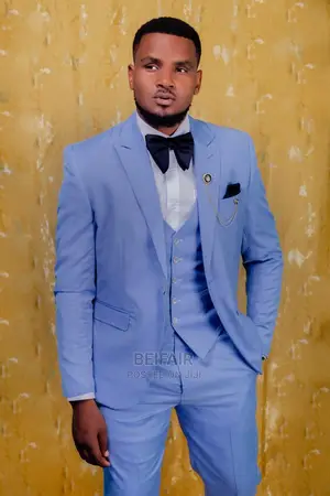 Suti Za Kiume | Men's Suits | White | Blue Suits
