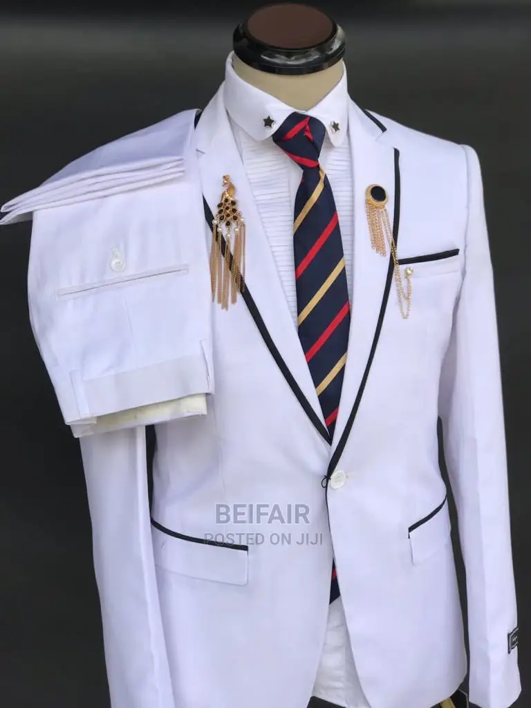 Suti Za Kiume | Men's Suits | White | Blue Suits
