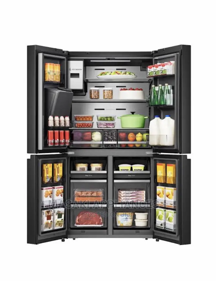Hisense 541l Smart Touchscreen 4 Door Fridge Freezer H750fsb