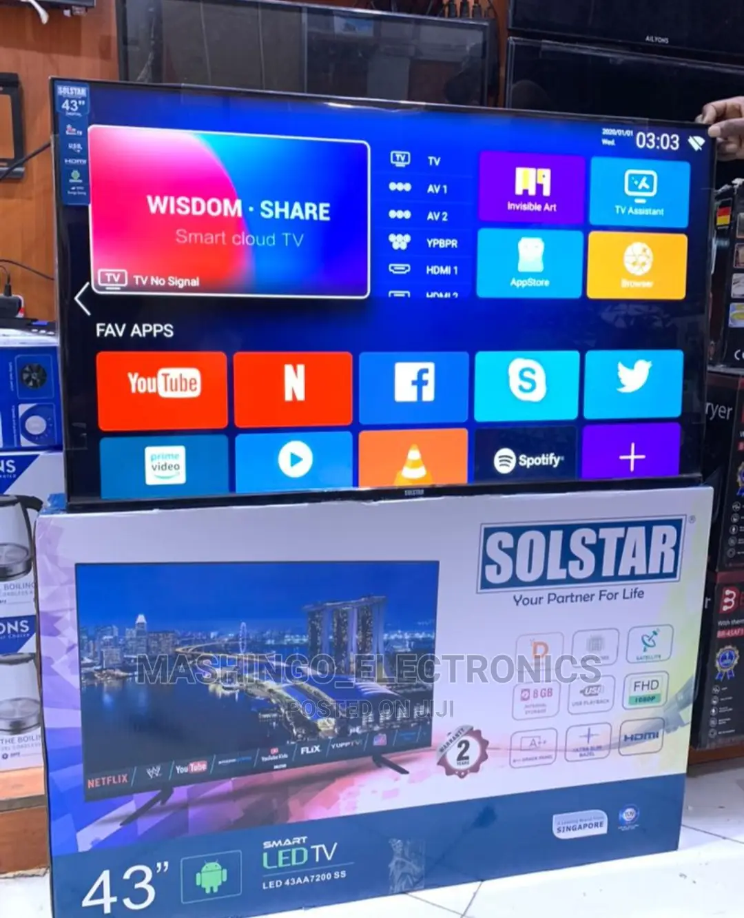 Solstar Smart Tv 43inch (Bei Za Jumla)Duka Lipo Kariakoo