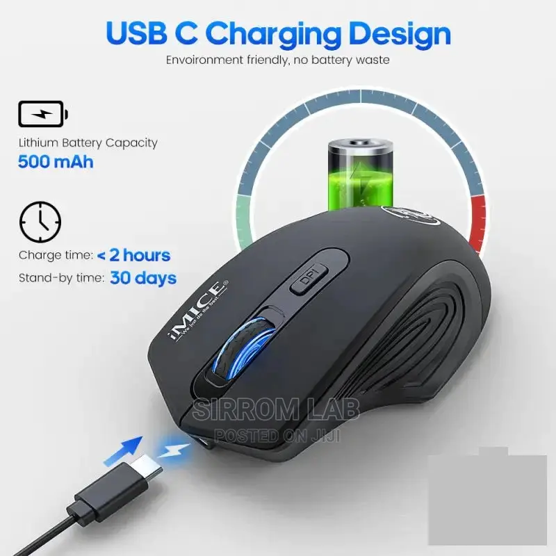Wireless Bluetooth Rechargeable Silent Mouse