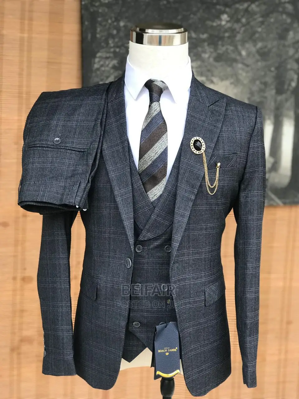 Suti Za Kiume | Men's Suits | Classic | Dark Gray Suits