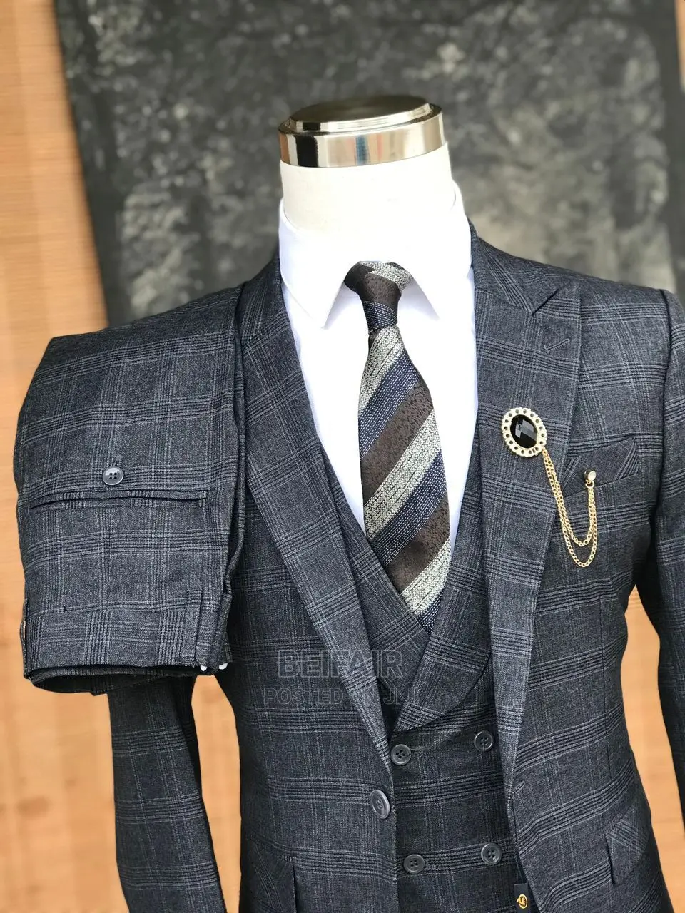 Suti Za Kiume | Men's Suits | Classic | Dark Gray Suits