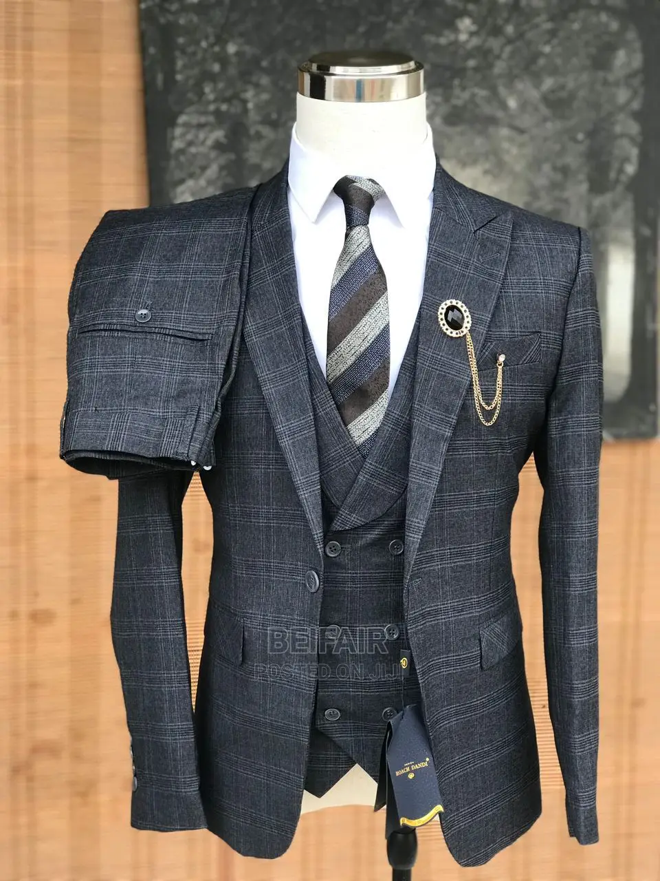 Suti Za Kiume | Men's Suits | Classic | Dark Gray Suits