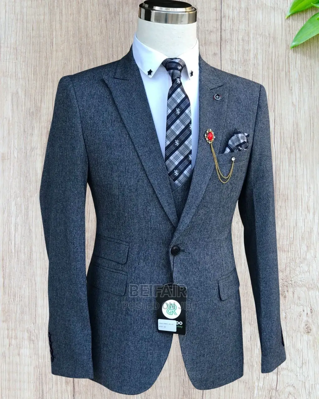 Men's Gray Suits | Suti Za Kiume