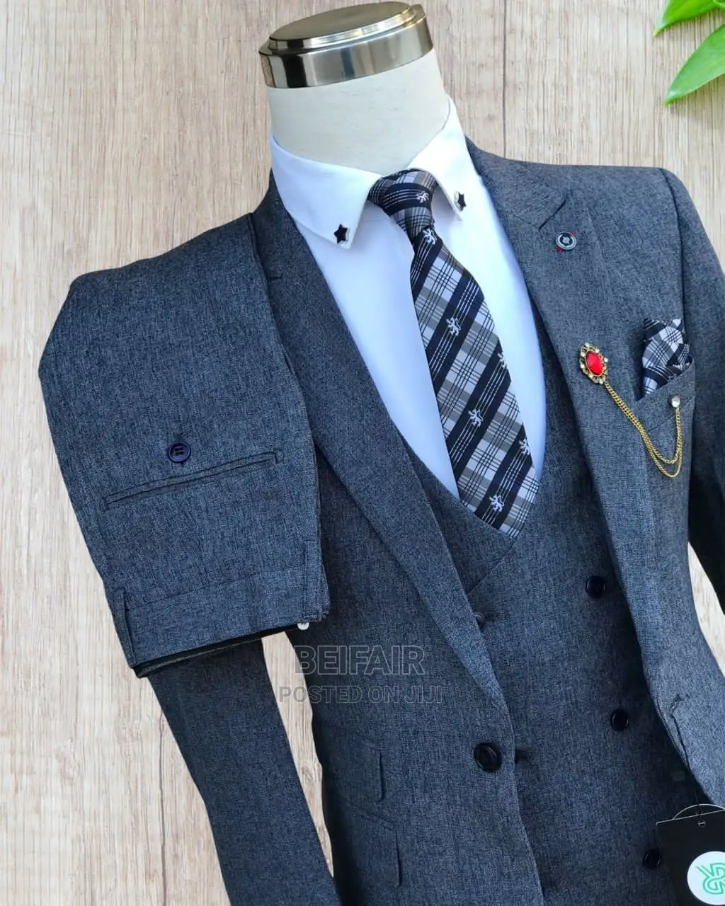Men's Gray Suits | Suti Za Kiume