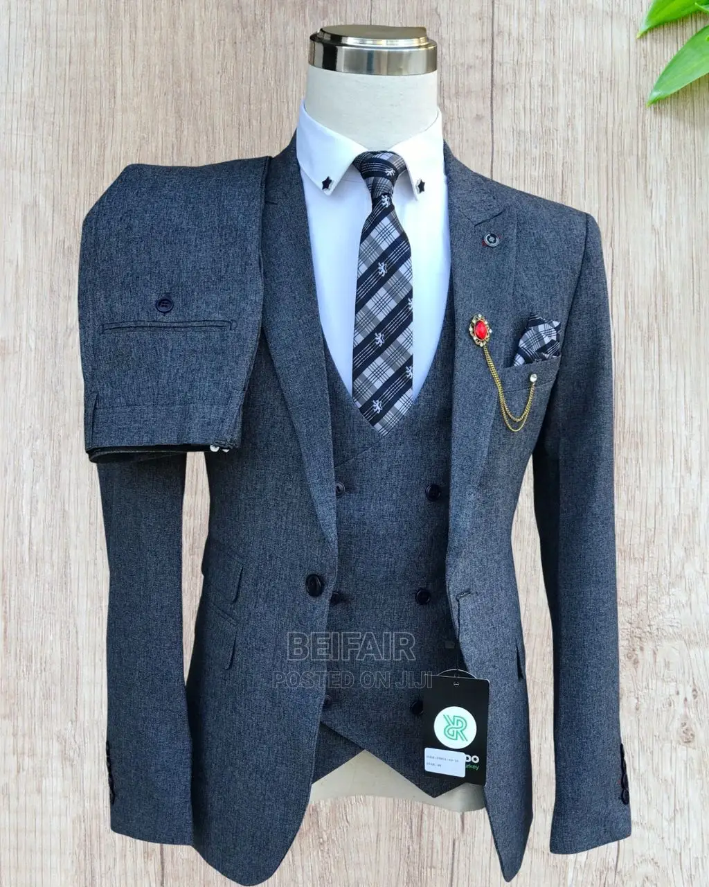 Men's Gray Suits | Suti Za Kiume