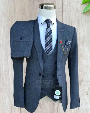 Men's Gray Suits | Suti Za Kiume