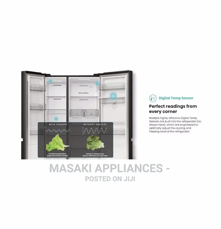 Offer! Hisense H800sb-Wd Water Ice Dispenser Fridge Freezer A+