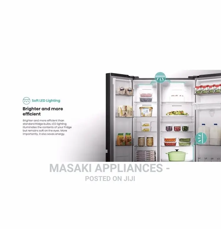 Offer! Hisense H800sb-Wd Water Ice Dispenser Fridge Freezer A+