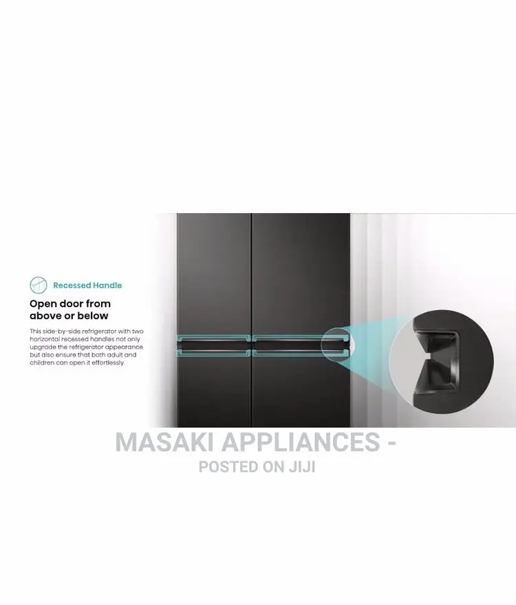 Offer! Hisense H800sb-Wd Water Ice Dispenser Fridge Freezer A+