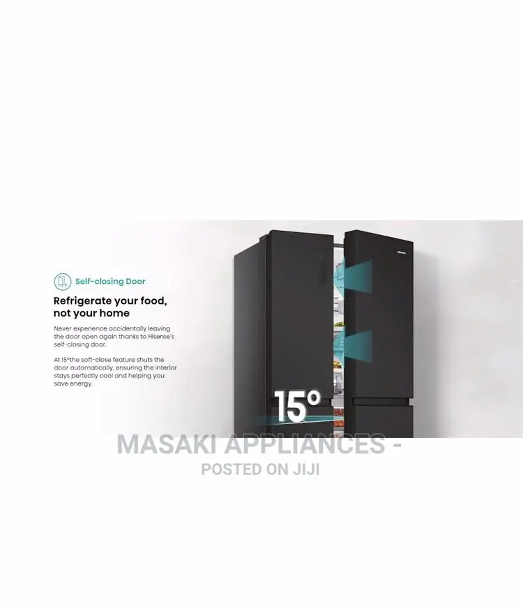 Offer! Hisense H800sb-Wd Water Ice Dispenser Fridge Freezer A+