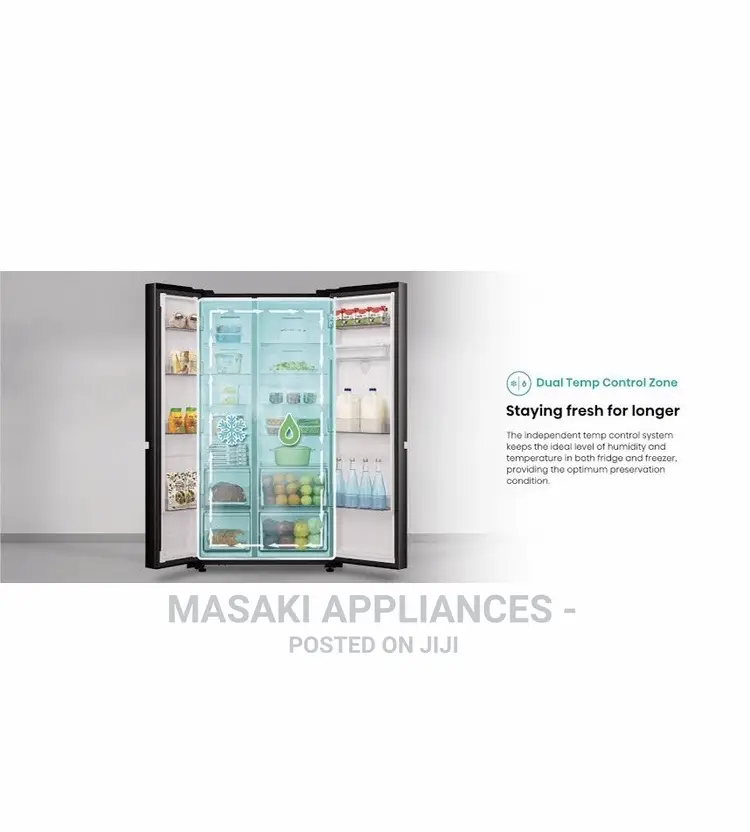 Offer! Hisense H800sb-Wd Water Ice Dispenser Fridge Freezer A+