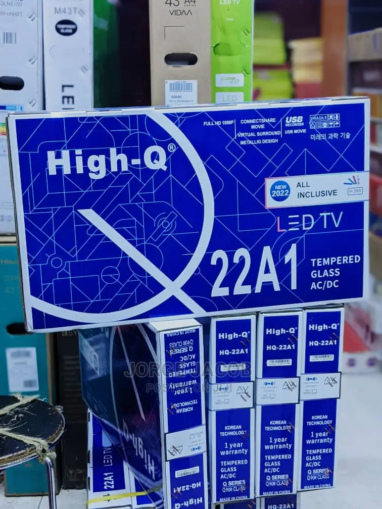 High Q Flat Tv Inch 22