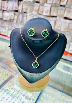 A Set of Necklace and Earrings