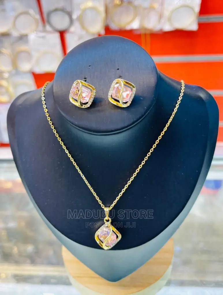 A Set of Necklace and Earrings