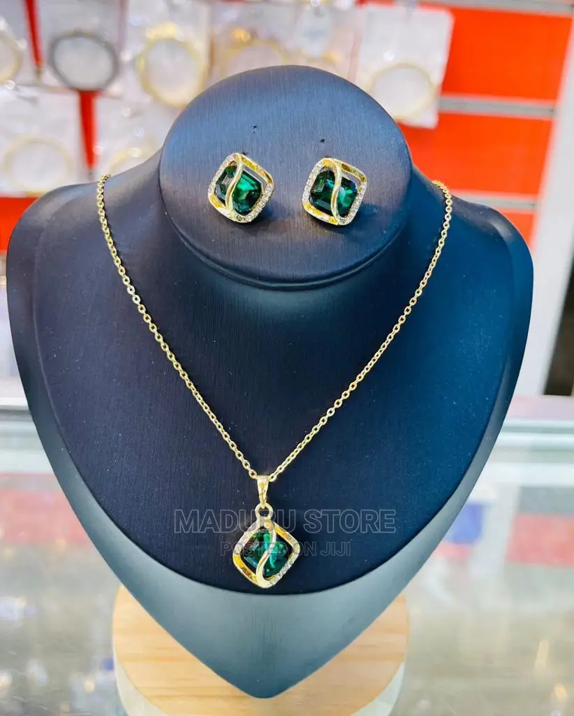 A Set of Necklace and Earrings