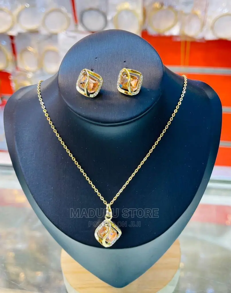 A Set of Necklace and Earrings