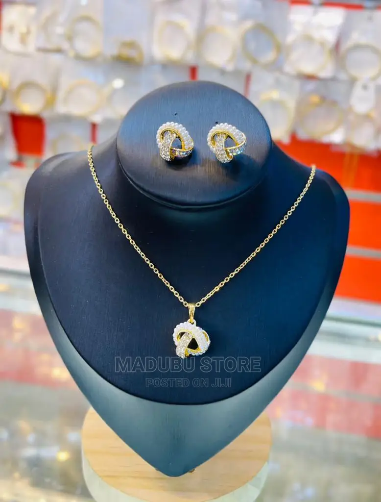A Set of Necklace and Earrings