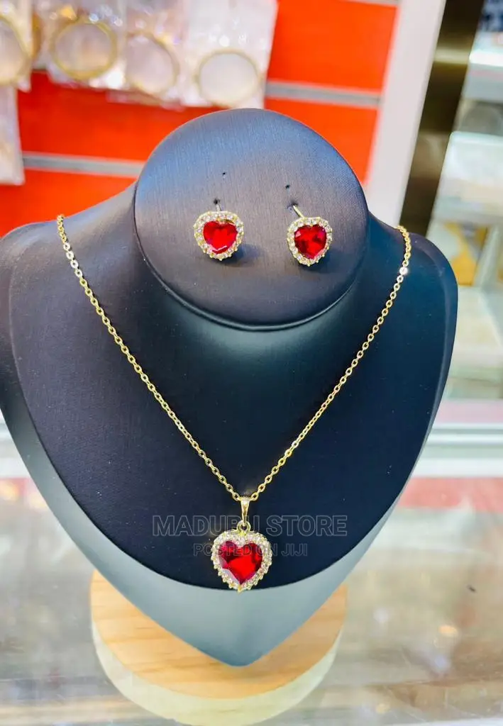 A Set of Necklace and Earrings