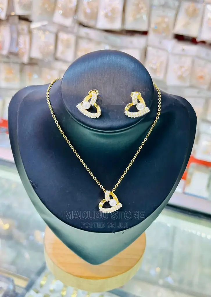 A Set of Necklace and Earrings