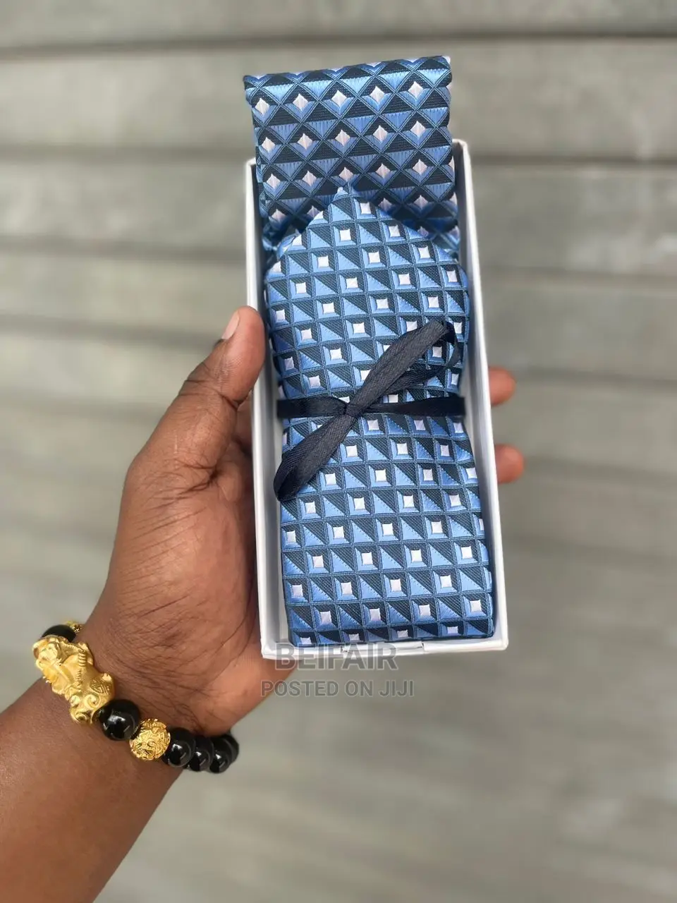 Tai | Full Box Tie| Tie Pocket Square