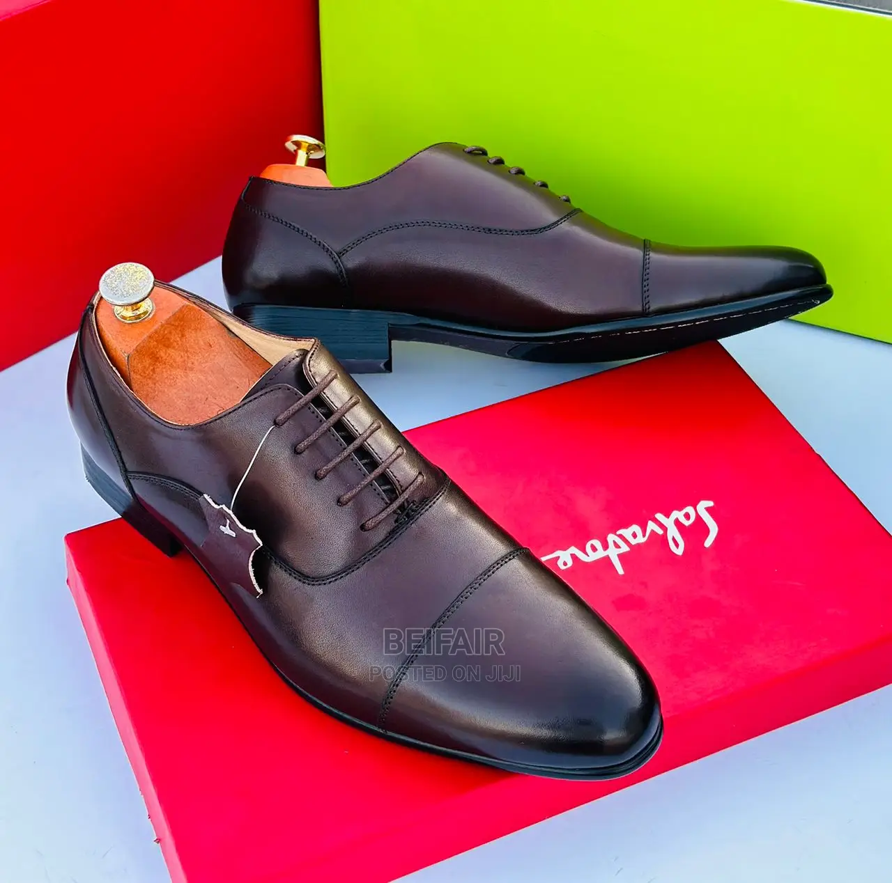 Viatu Vya Kiume | Men's Shoes | Coffee Color