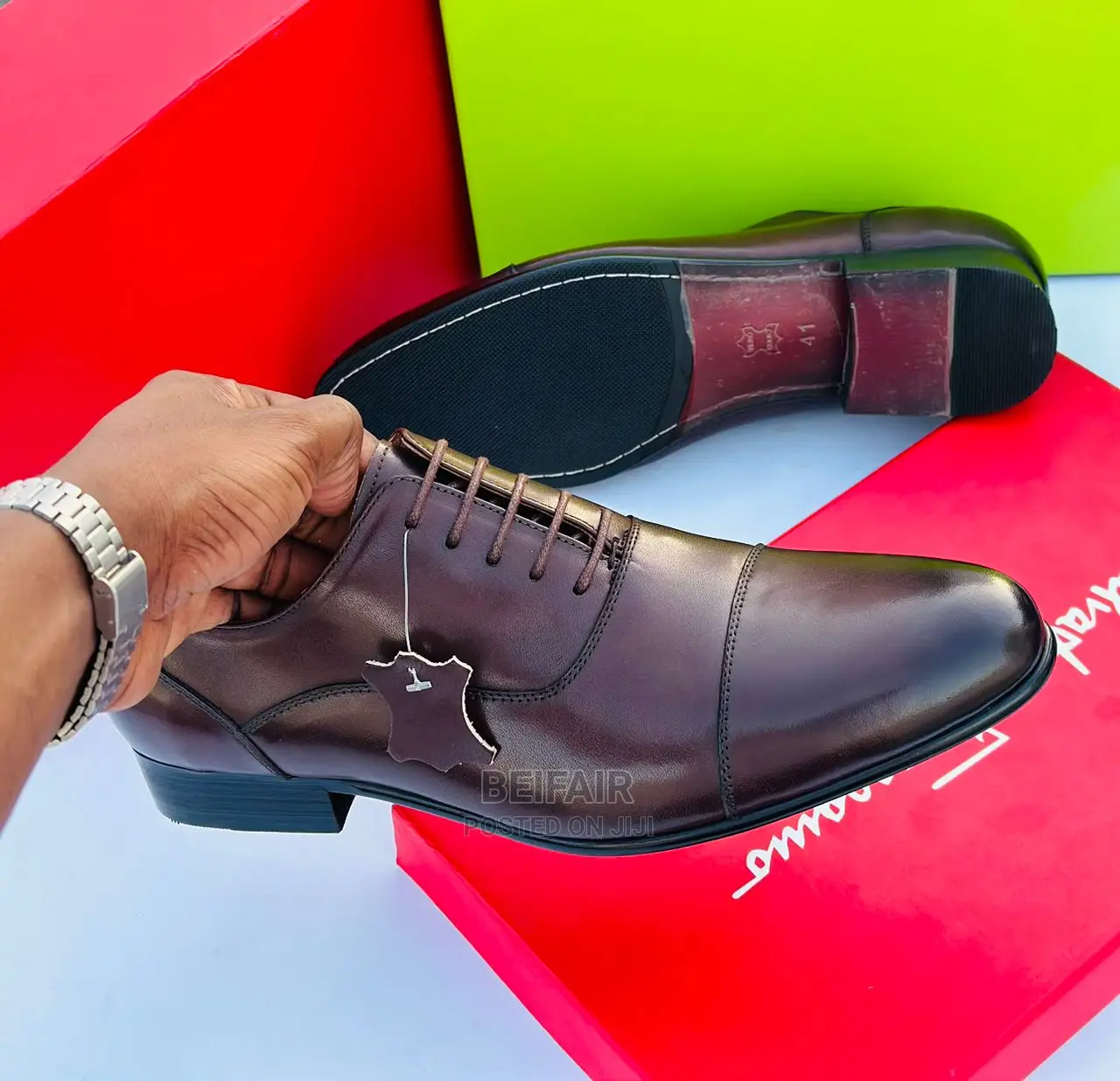 Viatu Vya Kiume | Men's Shoes | Coffee Color