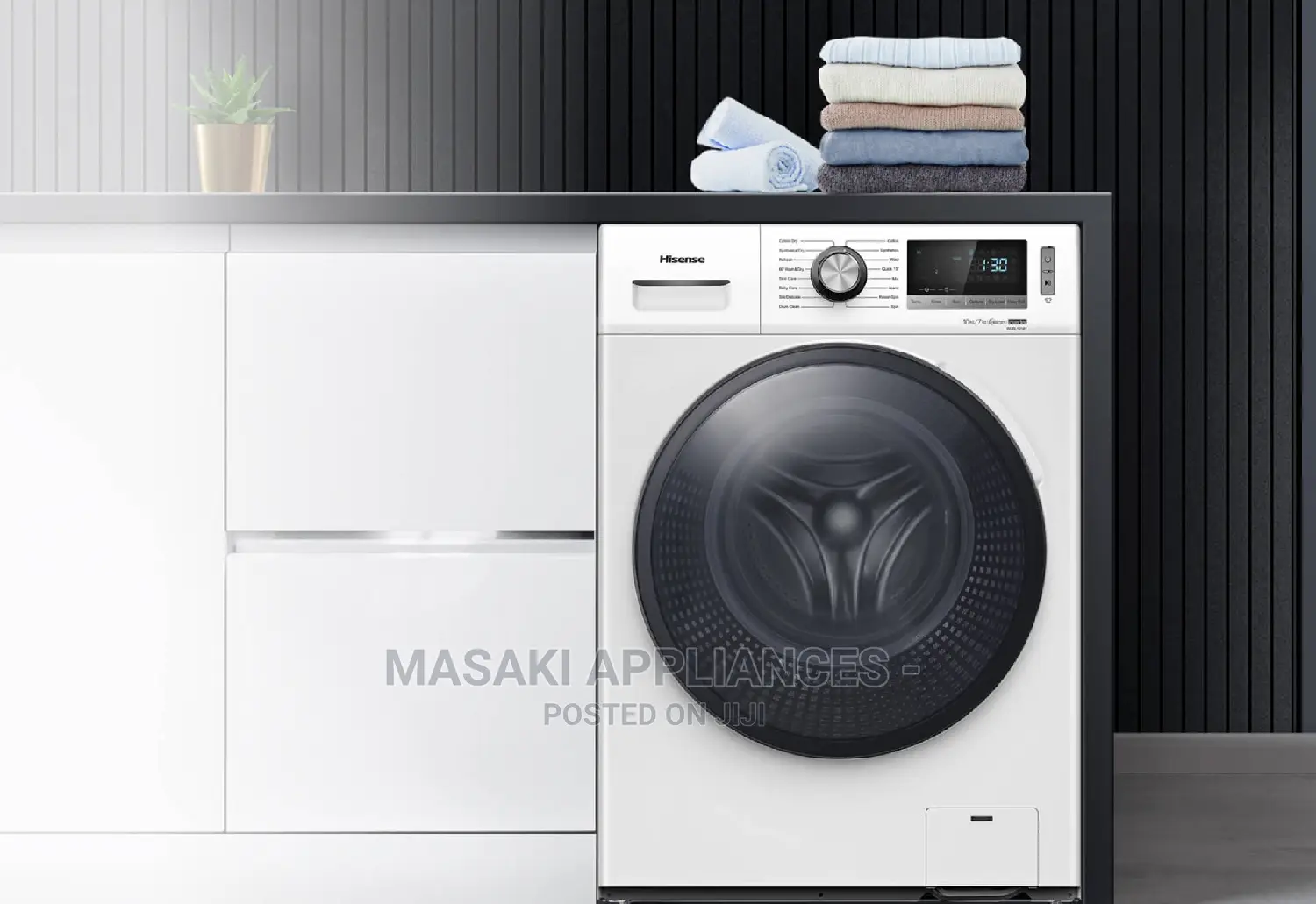 New Hisense Washing Machine Wfqp8012vms