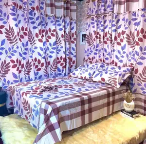 Set Original Ya Shuka 2|Foronya 4 Pazia 4|Bedsheets |Curtain