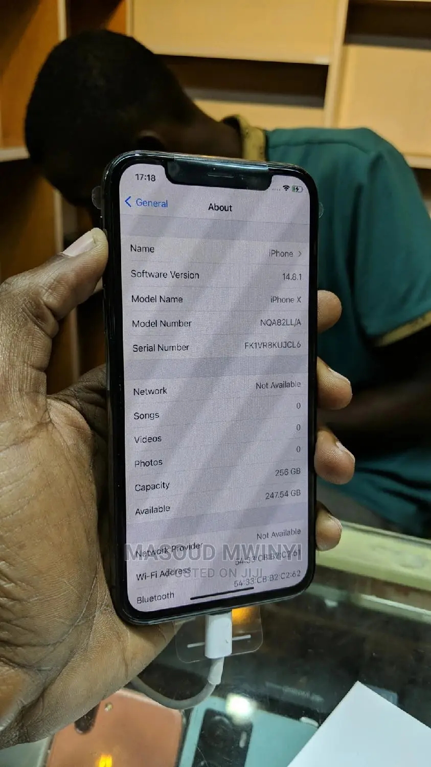New Apple iPhone X 256 GB Silver