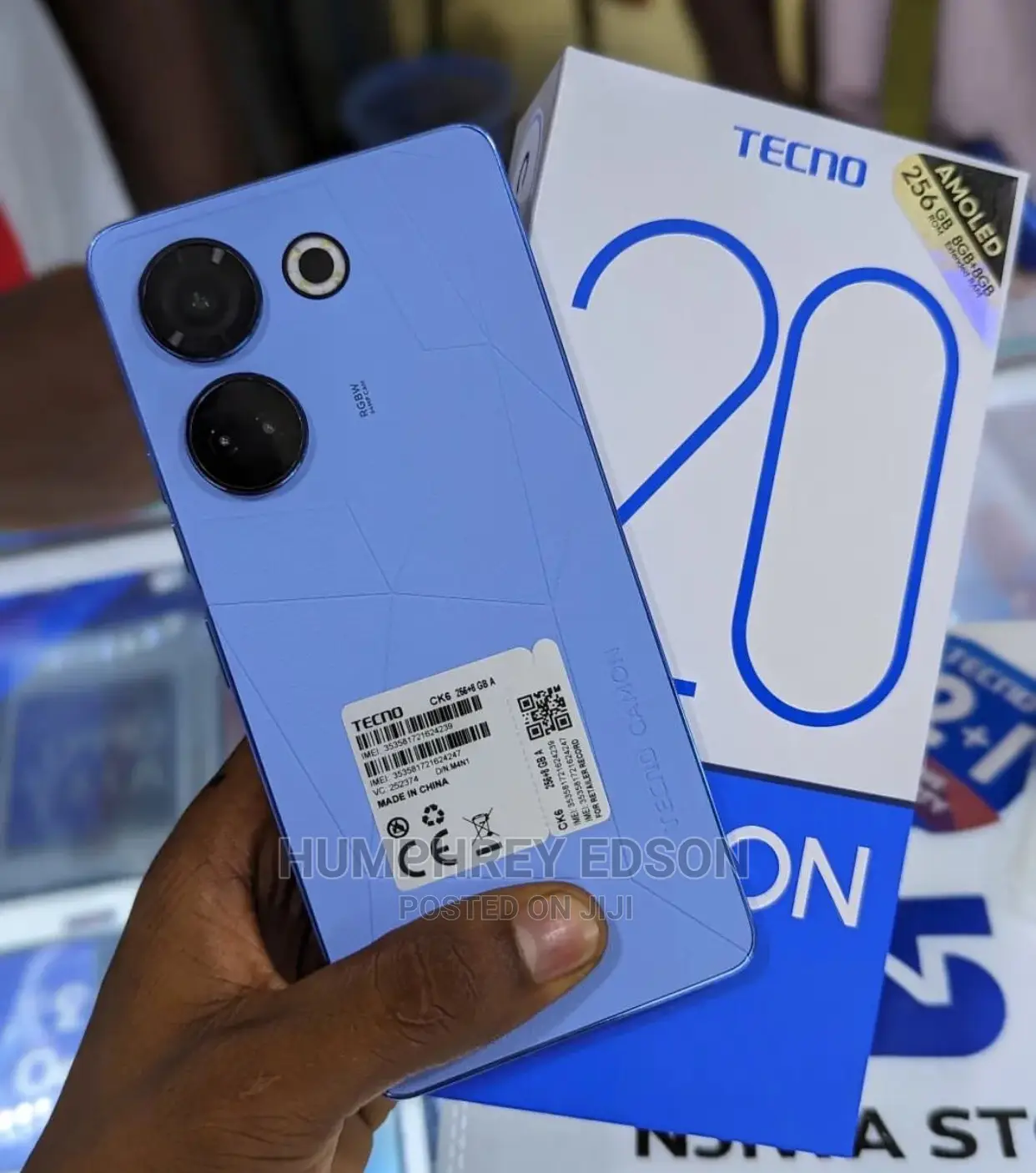 New Tecno Camon 20 128 GB Blue