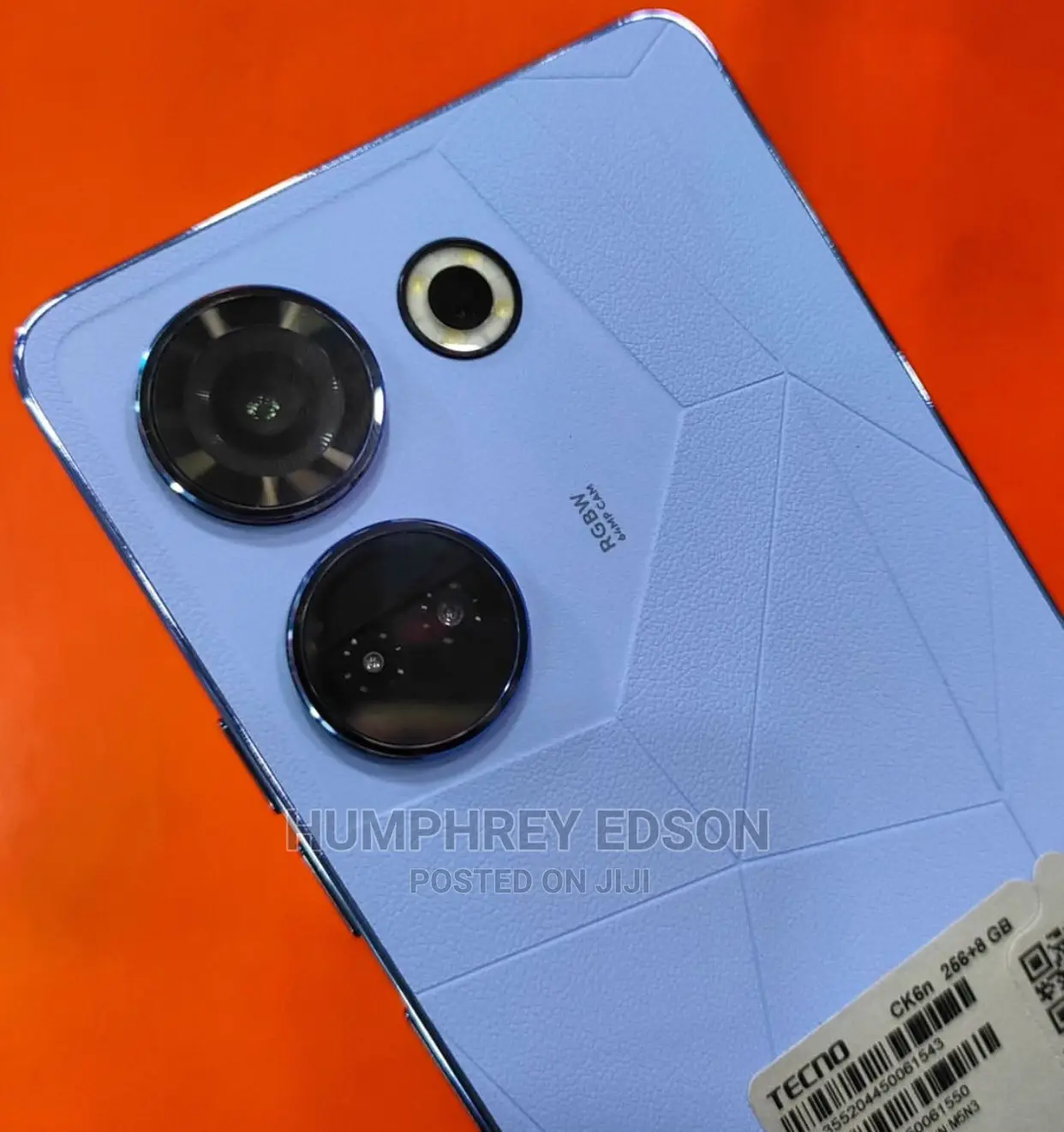 New Tecno Camon 20 128 GB Blue