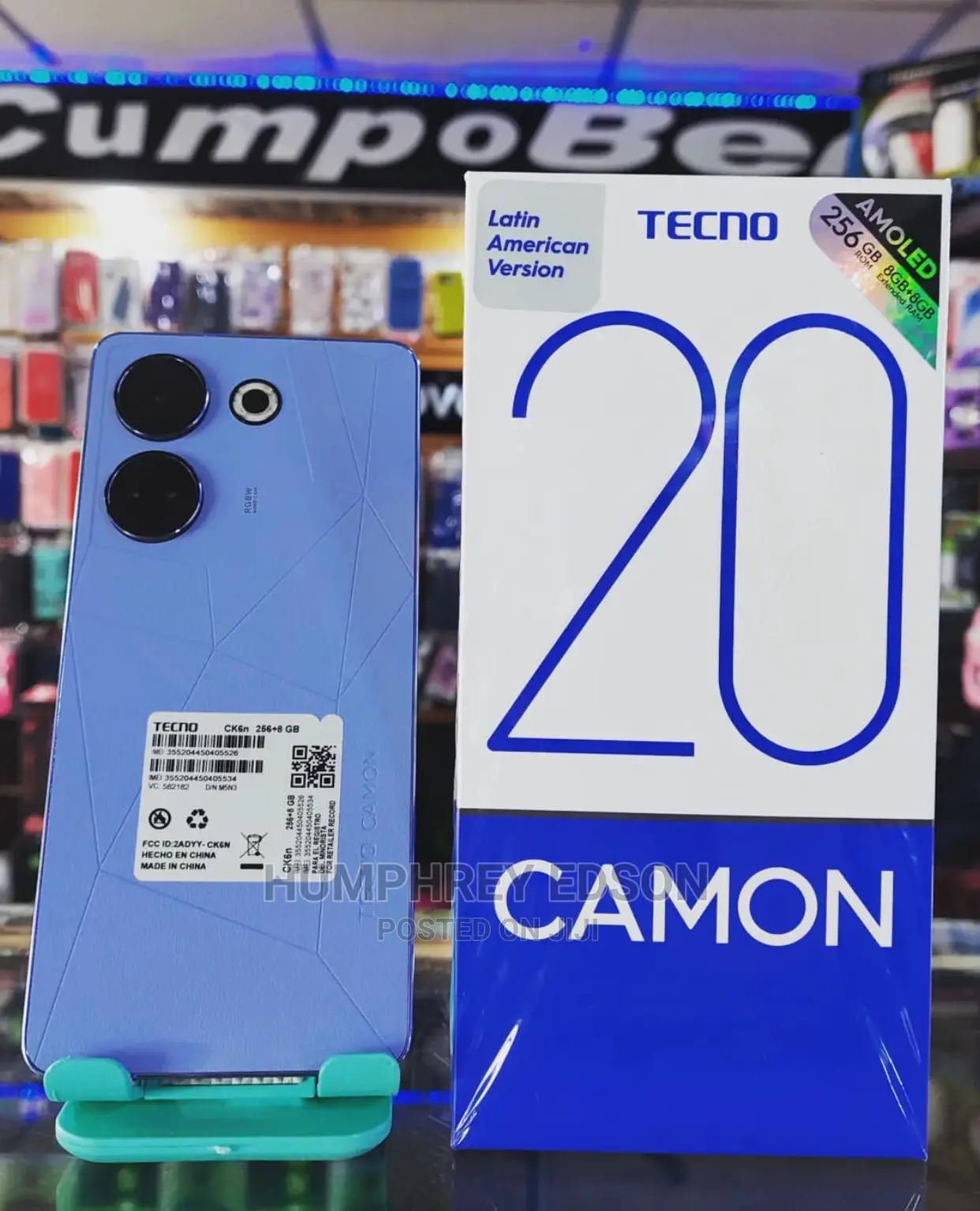 New Tecno Camon 20 128 GB Blue