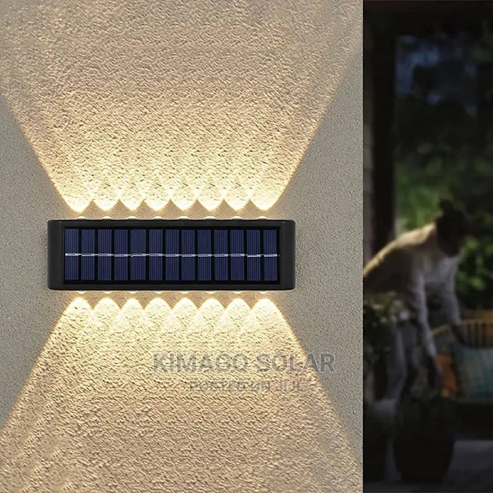 Taa Ya Solar Ya Urembo Wa Ukutani Bulb 16