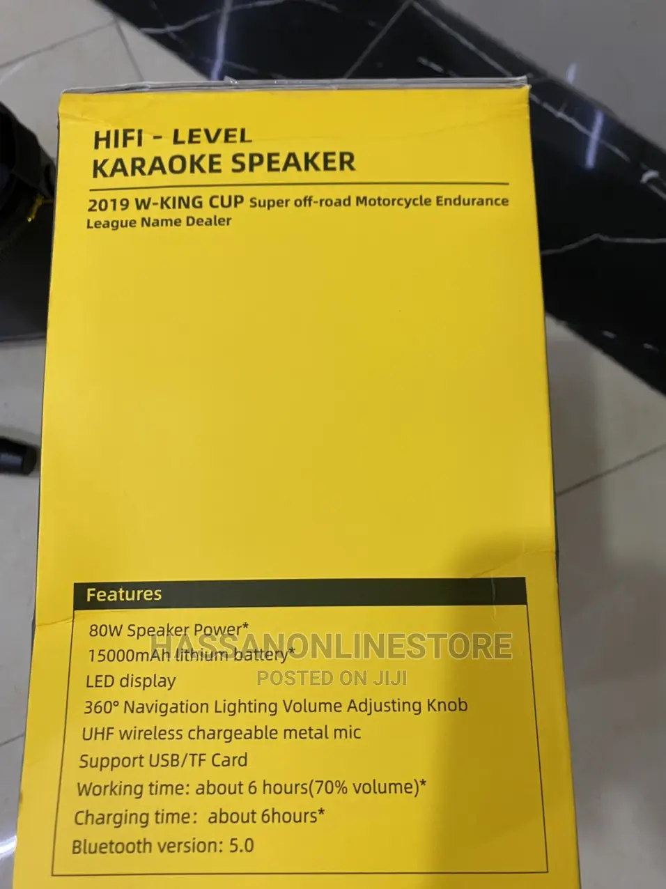 Wking H10s Karaoke Portable Speaker 80w Power, 1 Microphone