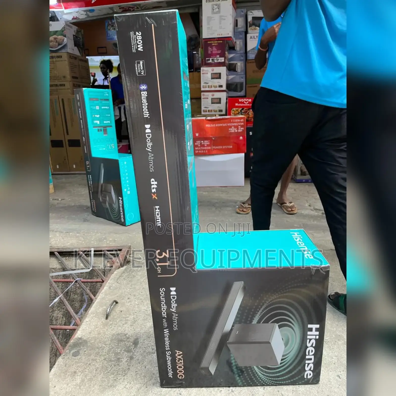 Hisense Soundbar 3:1channel 280watts