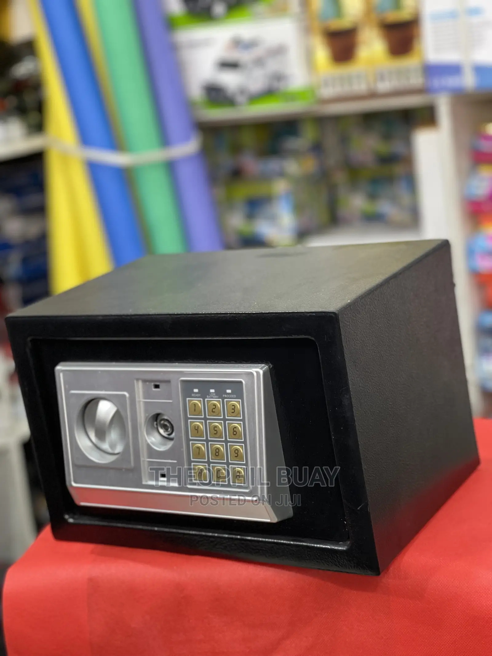 Kibubu Electronic Na Ufunguo Nje Chuma Rangi Tofaut Zipo